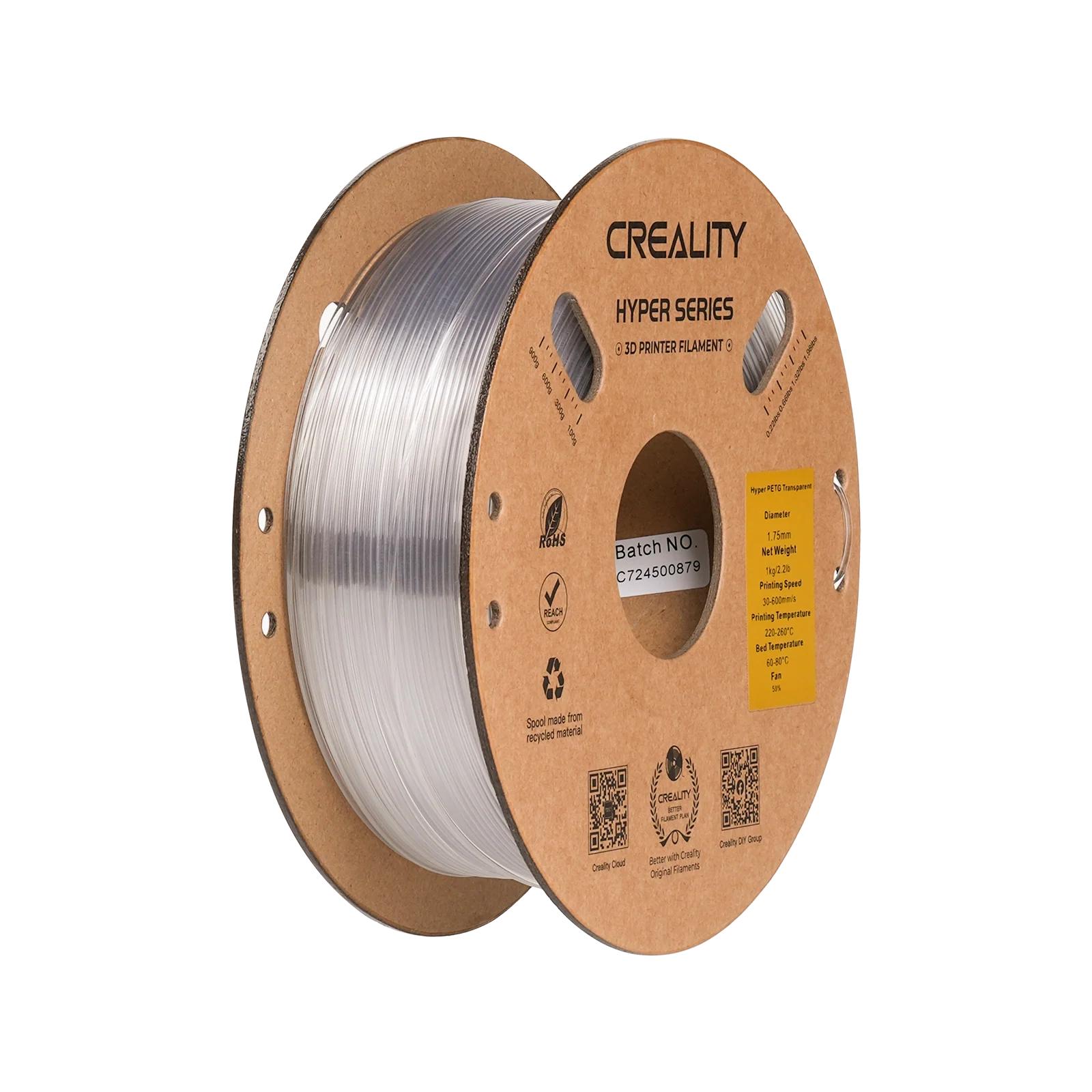 Creality PETG Hyper Transparent