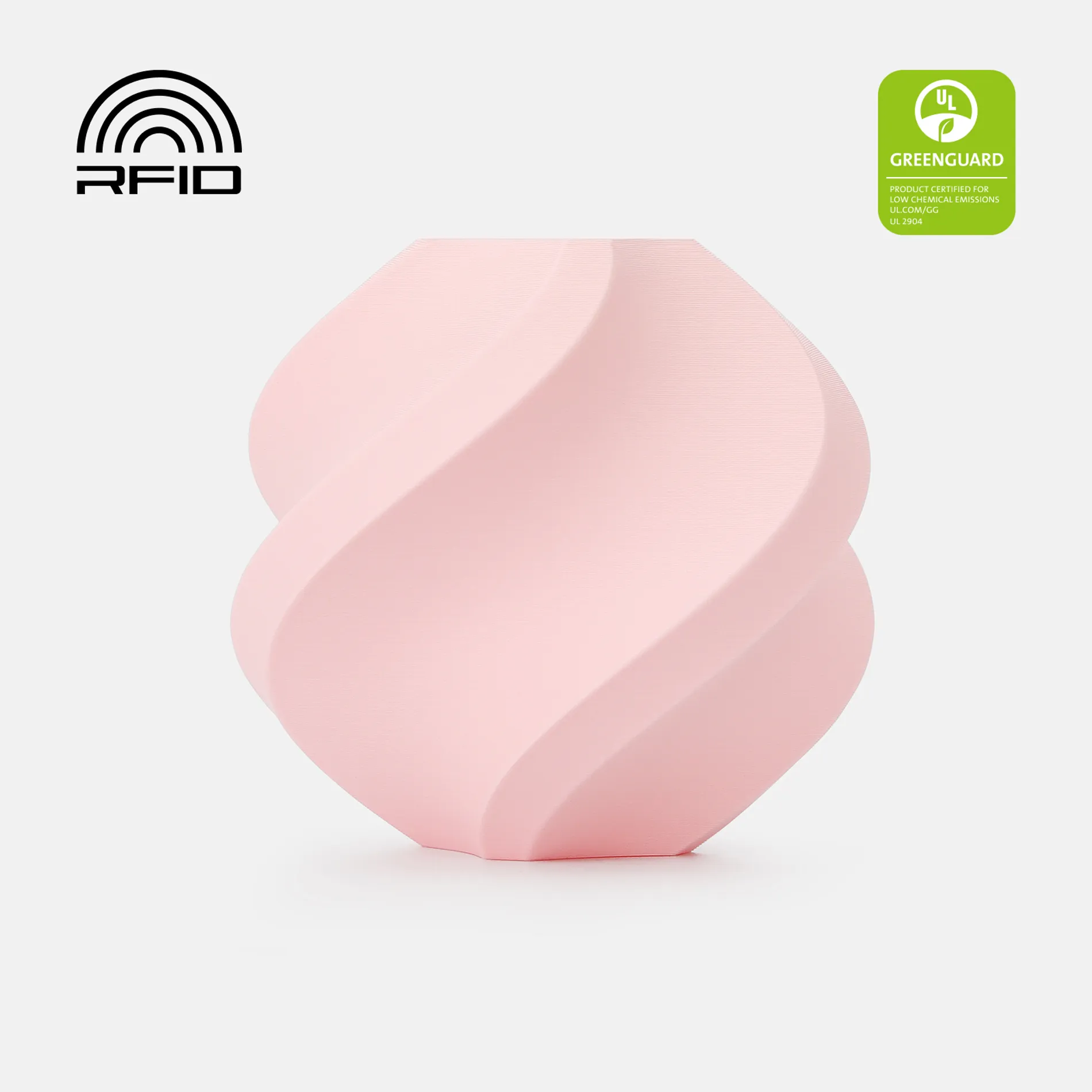 Bambu Lab PLA PURE Milky Pink